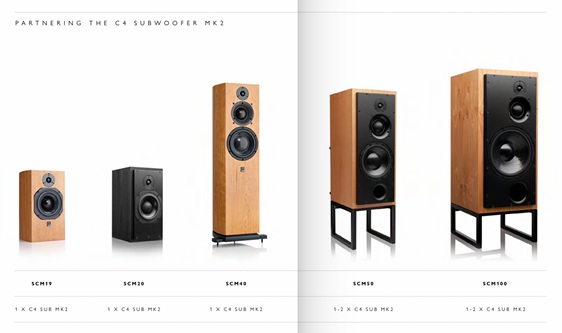 ATC C4 Sub Mk 2 -natural complement for ATC SCM 19, SCM 20, SCM 40, SCM 50 and SCM 100